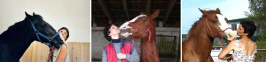 Real horse kisses - echte Pferdeküsse!