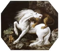 In nature, the horse never carries anything on his back, except the cat which is just going to eat him. image Tate.org